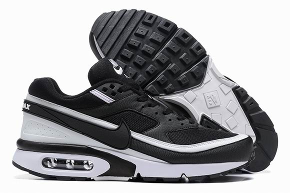 Nike Air Max BW 91 Men's Shoes Black White-31 - Click Image to Close